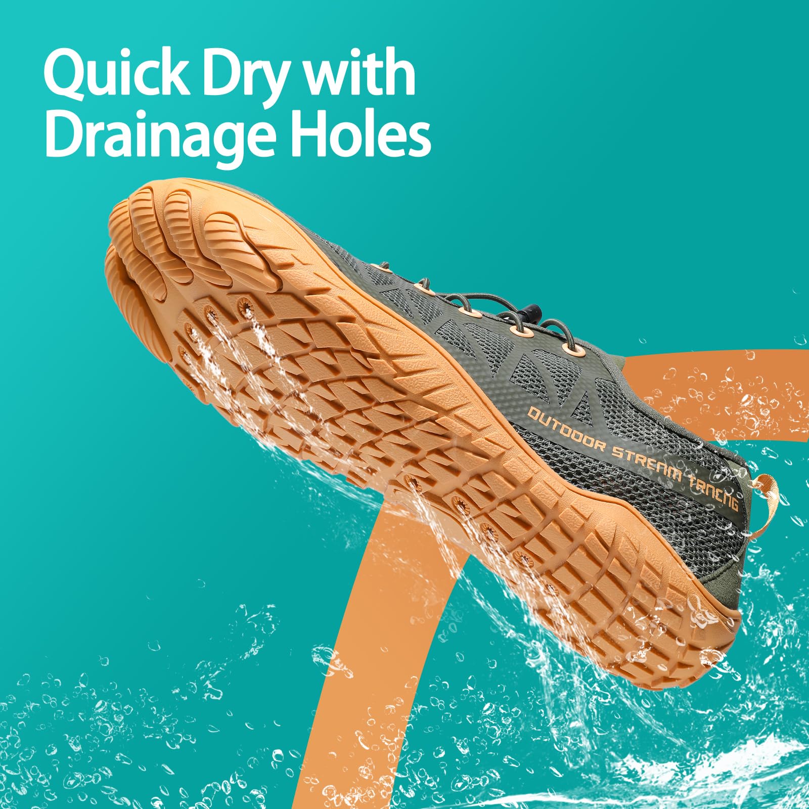 ARTOPEAK Men's Water Shoes Lightweight Aqua Shoes for Beach Swim Pool Kayaking - Image 6