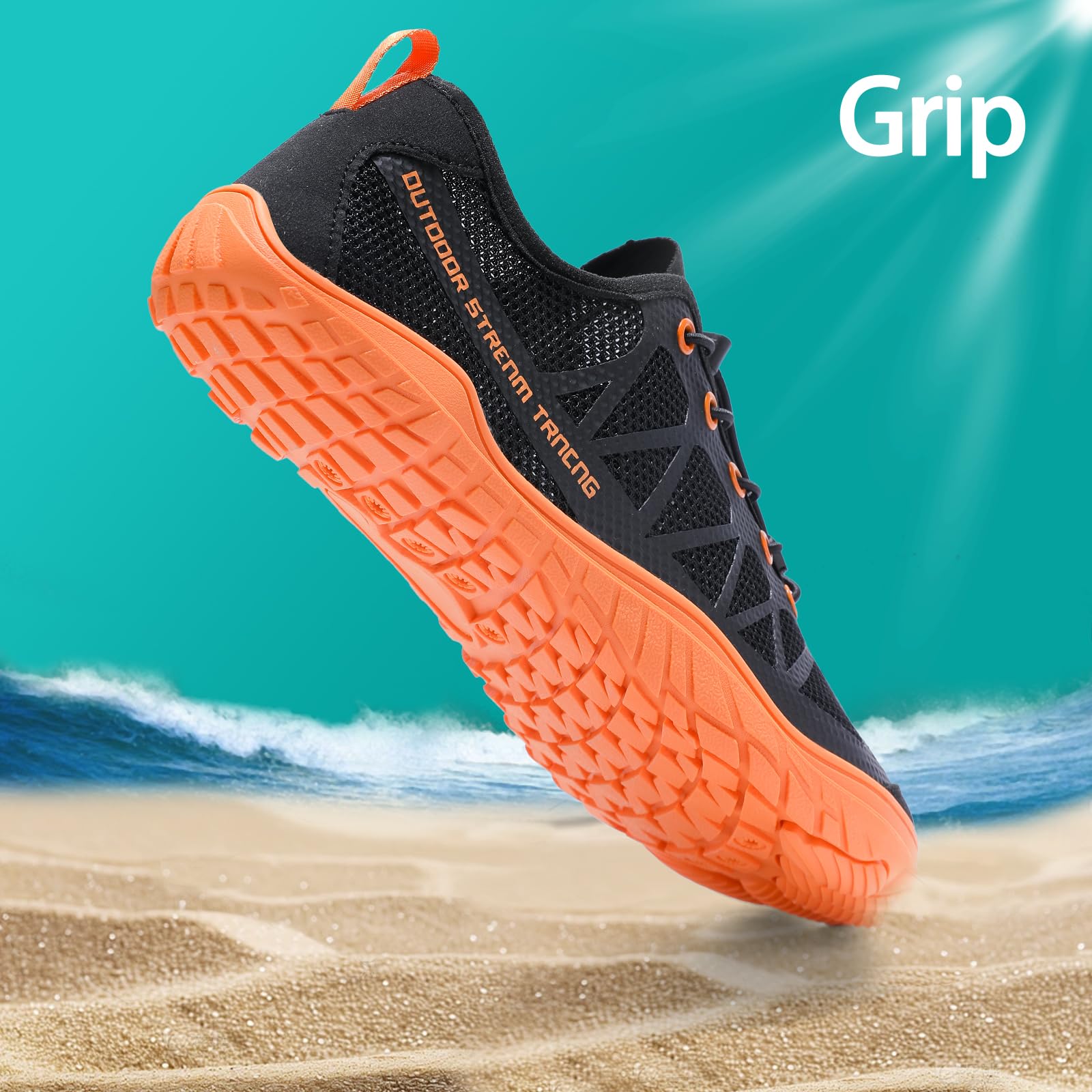 ARTOPEAK Men's Water Shoes Lightweight Aqua Shoes for Beach Swim Pool Kayaking - Image 3