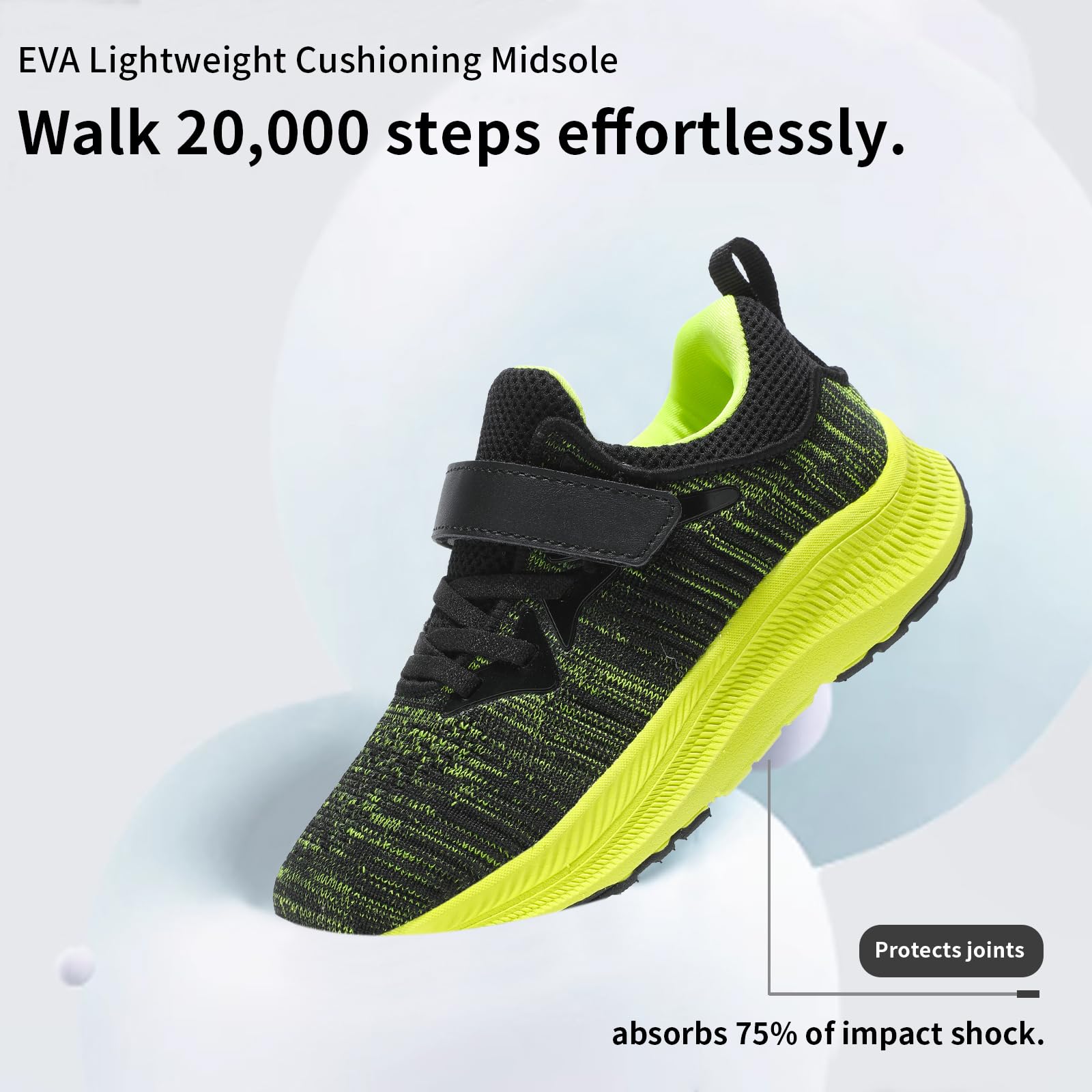 ARTOPEAK Wide Kids Sneakers for Boys & Girls | Slip on Tennis Running Walking Shoes - Image 7