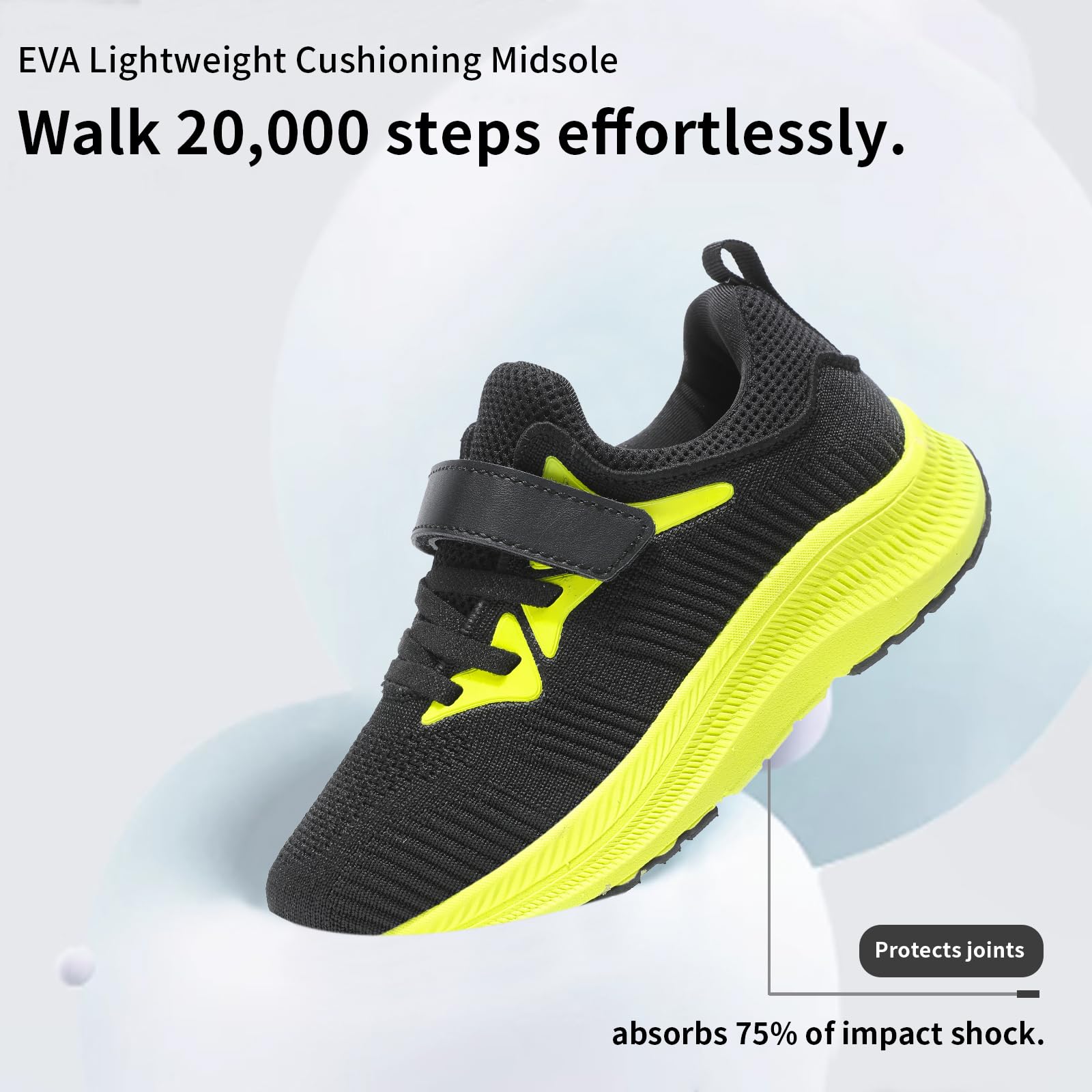 ARTOPEAK Wide Kids Sneakers for Boys & Girls | Slip on Tennis Running Walking Shoes - Image 6