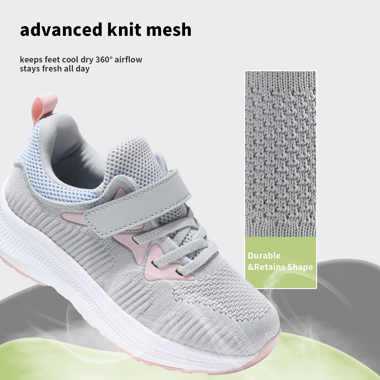 ARTOPEAK Wide Kids Sneakers for Boys & Girls | Slip on Tennis Running Walking Shoes - Image 5