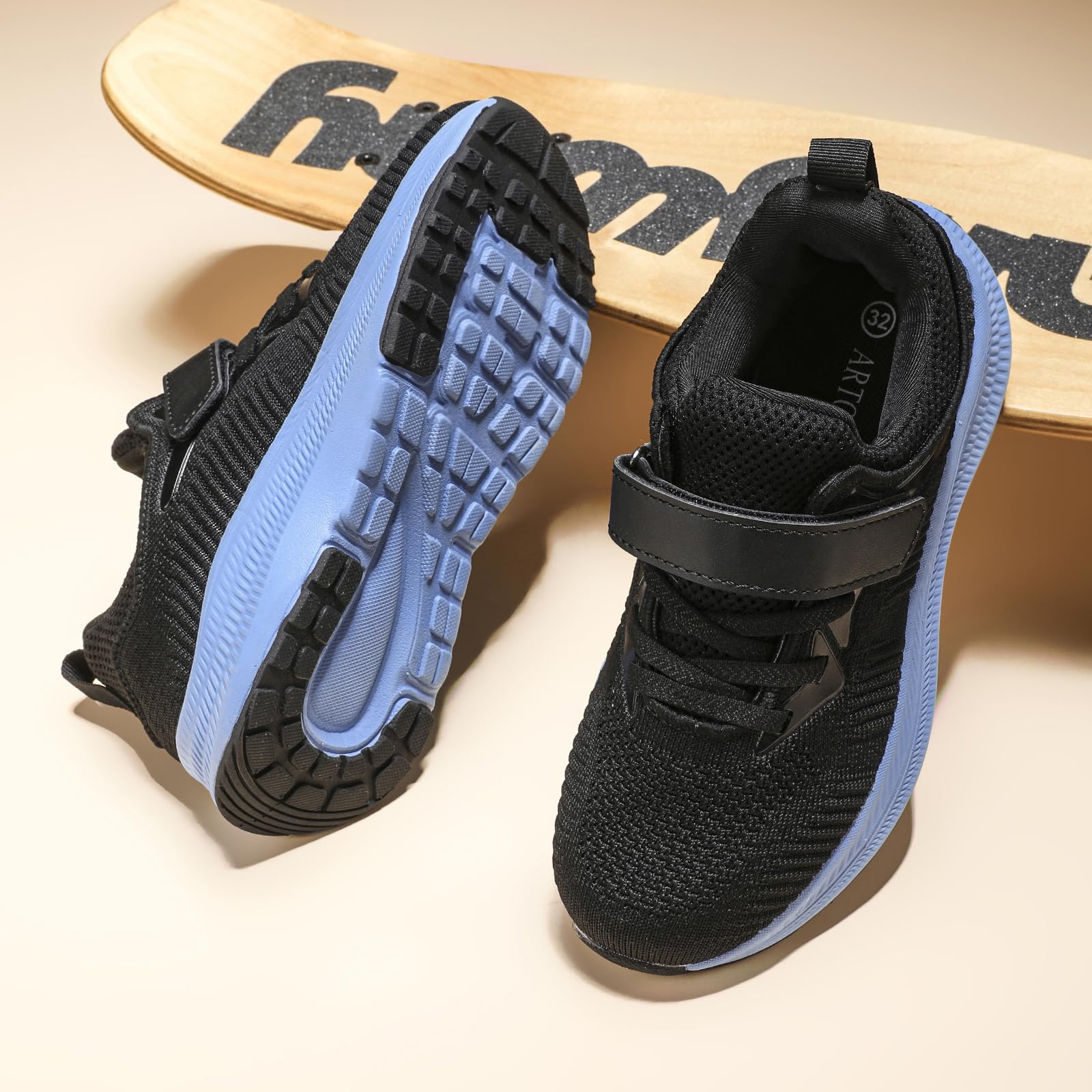 ARTOPEAK Wide Kids Sneakers for Boys & Girls | Slip on Tennis Running Walking Shoes - Image 7