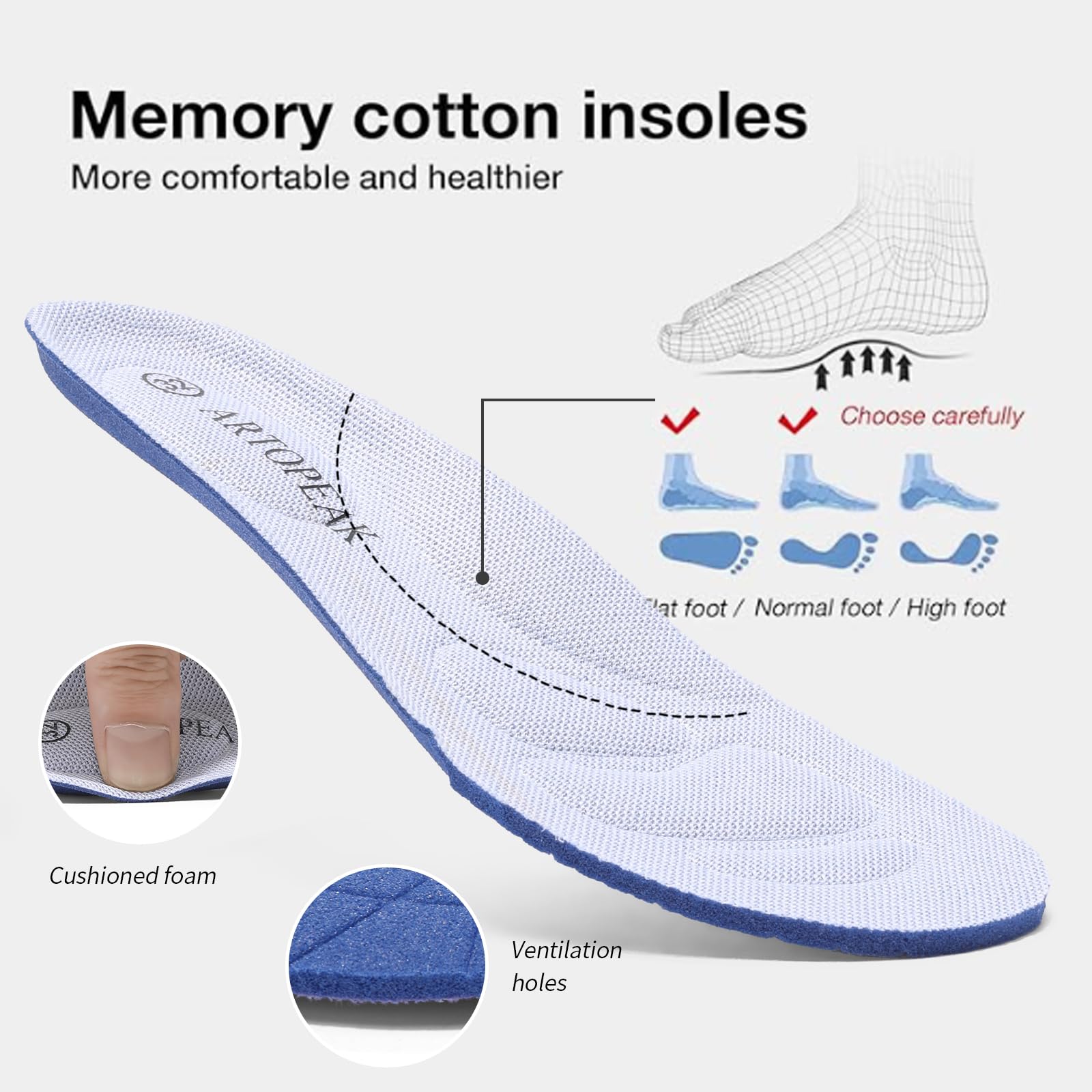 ARTOPEAK Wide Kids Sneakers for Boys & Girls | Slip on Tennis Running Walking Shoes - Image 6