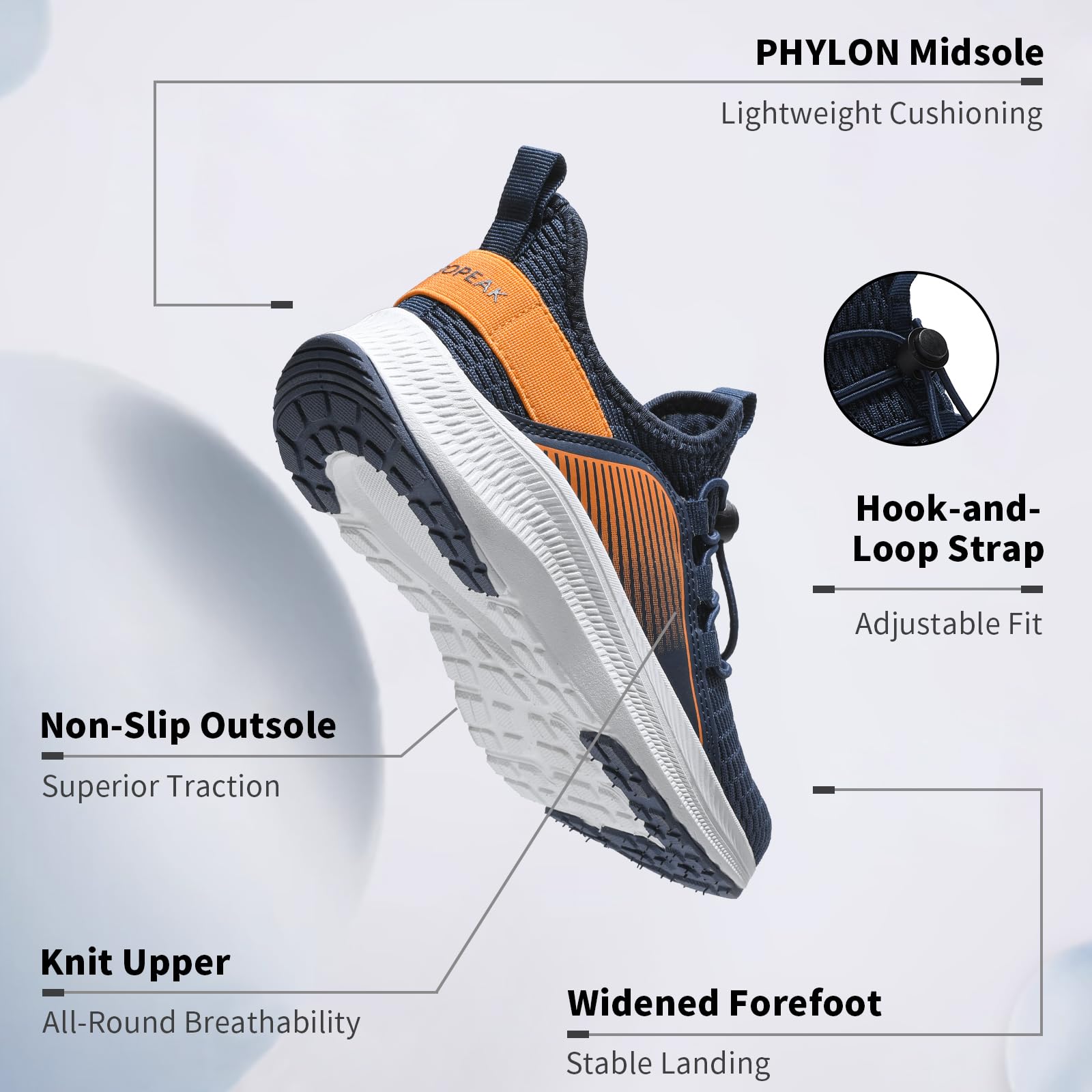 ARTOPEAK Wide Kids Sneakers for Boys & Girls | Slip on Tennis Running Walking Shoes - Image 3