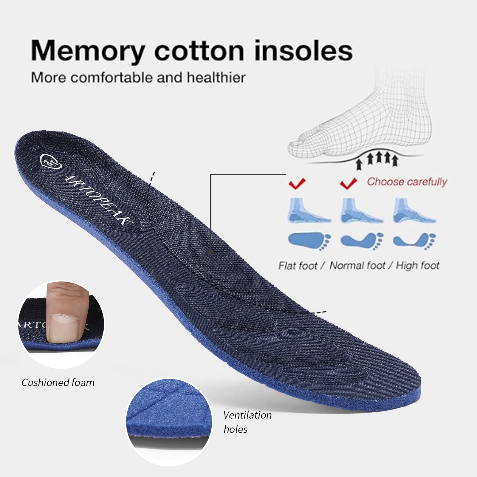 ARTOPEAK Wide Kids Sneakers for Boys & Girls | Slip on Tennis Running Walking Shoes - Image 6