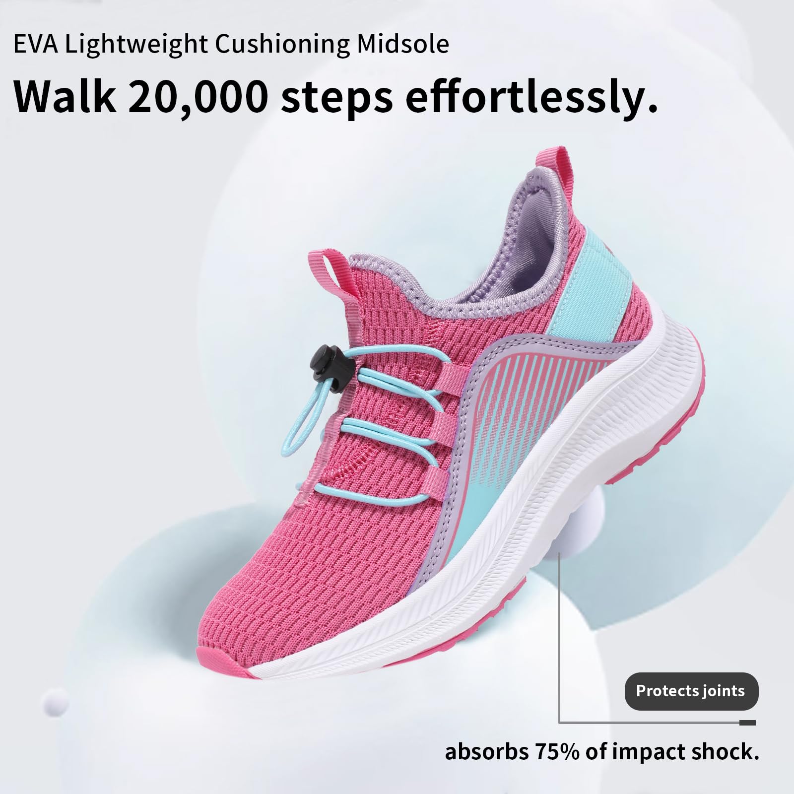 ARTOPEAK Wide Kids Sneakers for Boys & Girls | Slip on Tennis Running Walking Shoes - Image 4