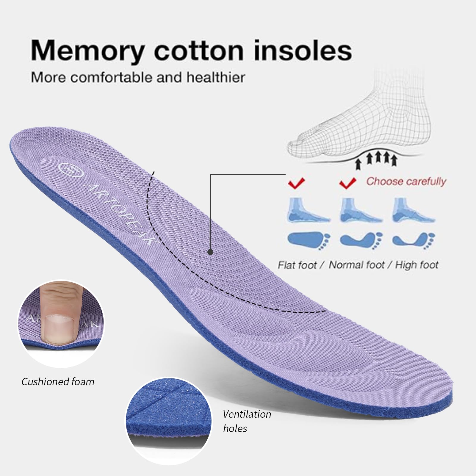 ARTOPEAK Wide Kids Sneakers for Boys & Girls | Slip on Tennis Running Walking Shoes - Image 6