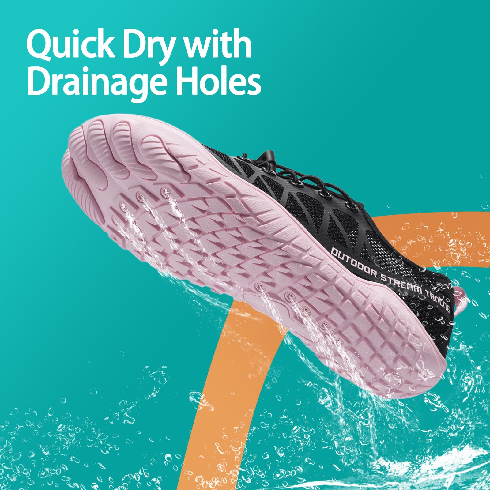 ARTOPEAK Women's Water Shoes Lightweight Aqua Shoes for Beach Swim Pool Kayaking - Image 6